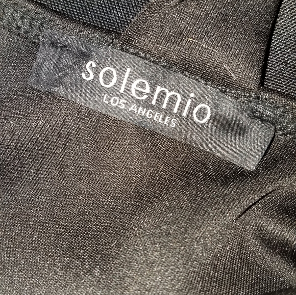 SOLEMIO Los Angeles Futuristic Bodycon Dress Sz 4 - Picture 5 of 5